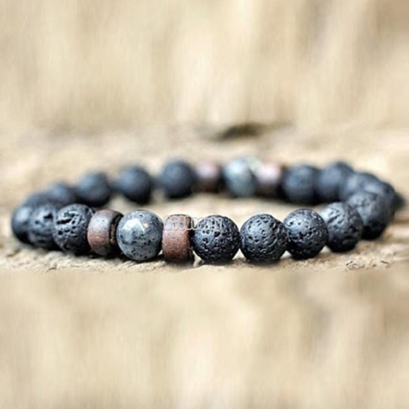 LAST ONE‼️ Natural Lava Rock Stone energy Bracelet - Picture 2 of 5